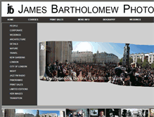 Tablet Screenshot of jamesbartholomew.com
